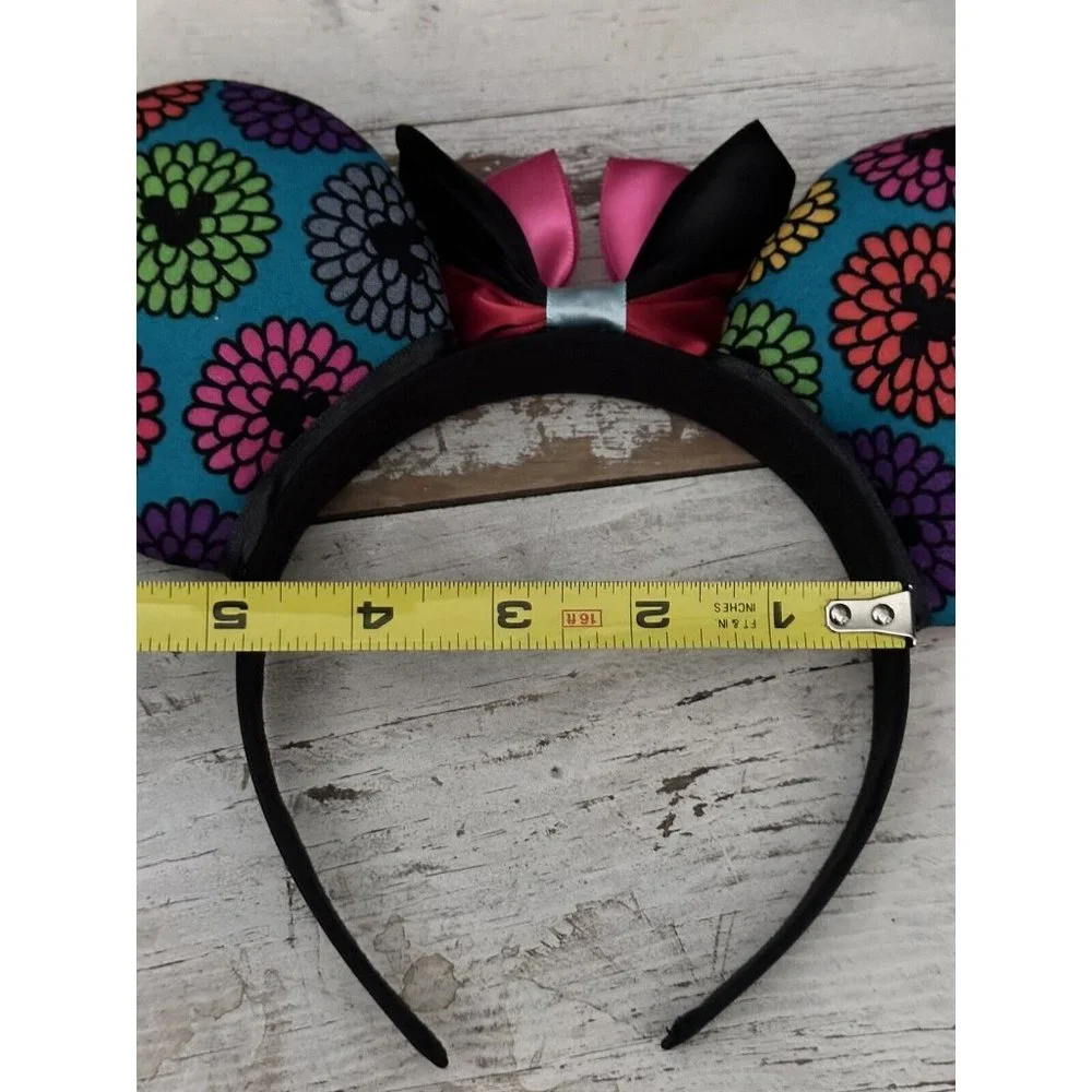 Disney Mickey & Minnie Colorful‎ Headband  Round Ears  Fabric
